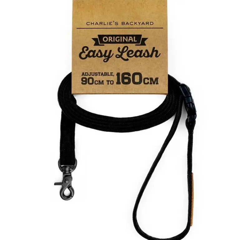 Adjustable Easy Dog Leash in Black