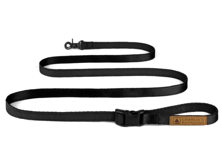 Adjustable Easy Dog Leash in Black