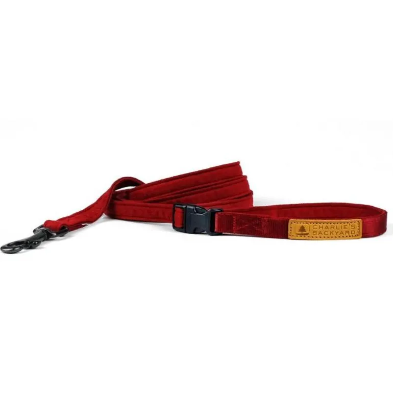 Adjustable Easy Dog Leash in Red