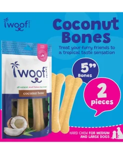 All Natural Coconut Dog Bone Treat (2-Pack)