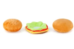 American Classic Hamburger Plush Dog Toy