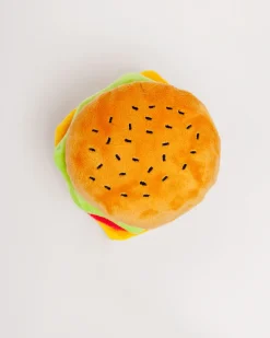 American Classic Hamburger Plush Dog Toy