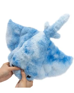 Animated Plush Squeaky Manta Ray Dog Toy
