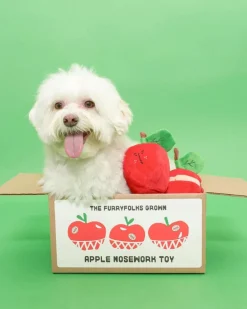 Apple Nosework Dog Toy