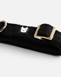 Aquafleece Water Repellant Dog Collar in Black (FINAL SALE)