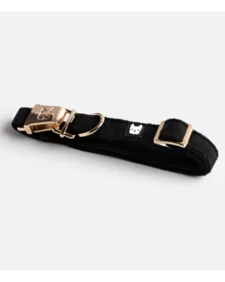 Aquafleece Water Repellant Dog Collar in Black (FINAL SALE)