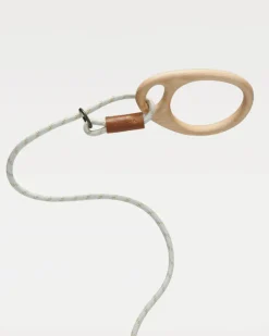 Ash Wood Handle Dog Leash