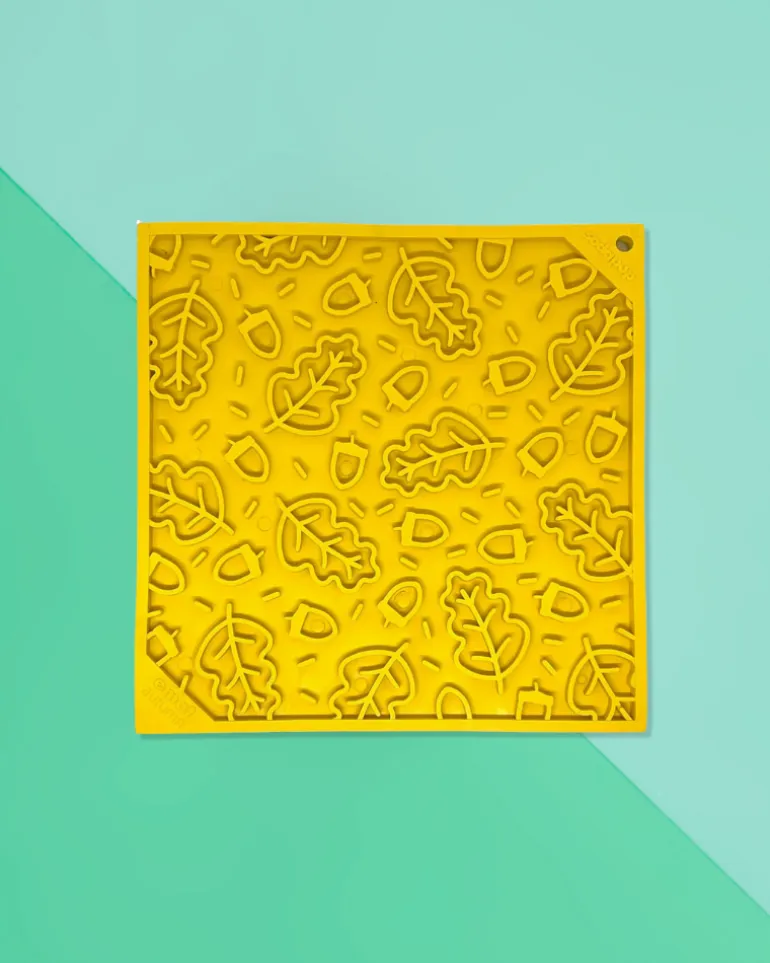 Autumn Leaves Dog Lick Mat (Made in the USA) (FINAL SALE)