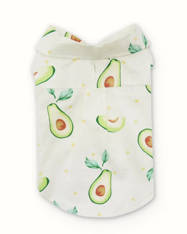 Avocado Button Dog Shirt for Dogs (FINAL SALE)