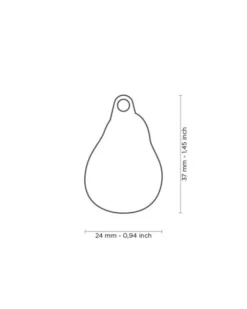 Avocado Dog Custom Pet ID Tag