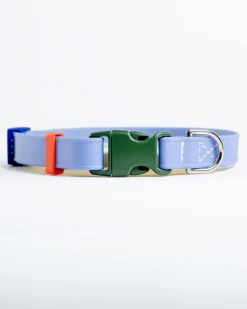 A Walk in the Park Dog Collar in Periwinkle Blue (Made in the USA)