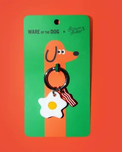 Bacon & Eggs Dog Collar Charm