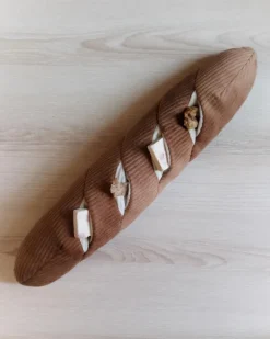 Baguette Nosework Squeaky Dog Toy