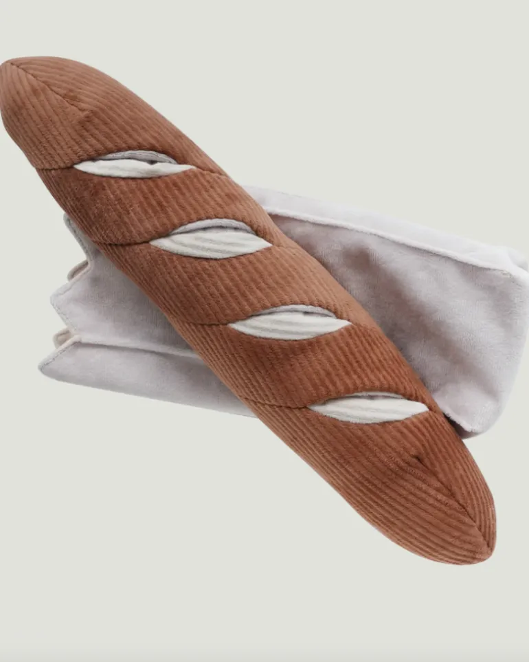 Baguette Nosework Squeaky Dog Toy