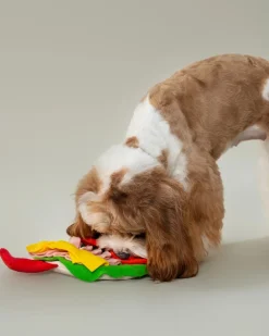 Barking Burrito Dog Snuffle Toy
