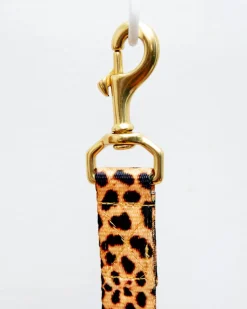 Basic Nylon Dog Leash in Leopard (Made in the USA)