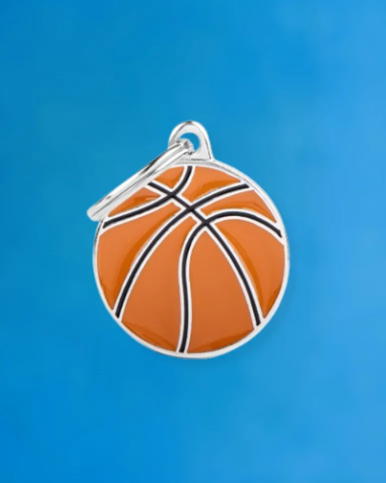 Basketball Custom Pet ID Tag