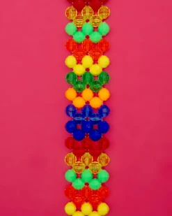 Beaded Dog Collar in Playdate (Made in the USA)