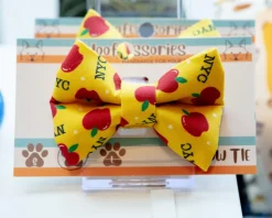 Big Apple NYC Dog Bow Tie (Made in the USA)