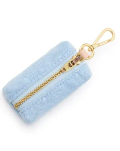 Blue Chambray Canvas Waste Bag Holder (Made in the USA)
