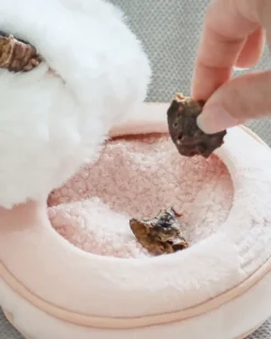 Blush Burrow + Snuffle Dog Toy