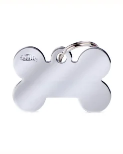Bonne Bone in Chrome Custom Pet ID Tag