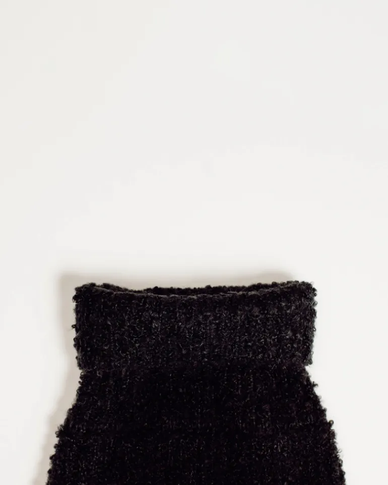 Boucle Dog Sweater in Black (FINAL SALE)