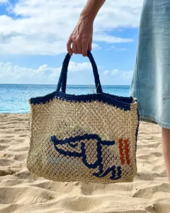 Breton Sausage Dog Jute Bag