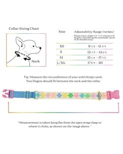 Broadway Beaded Dog Collar in Matinee (Made in the USA)