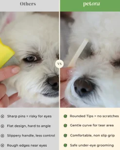Brush on Me Pet Facial & Eye Comb