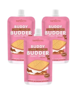 Buddy Budder Peanut Butter Squeeze Pack for Dogs (Made in the USA)