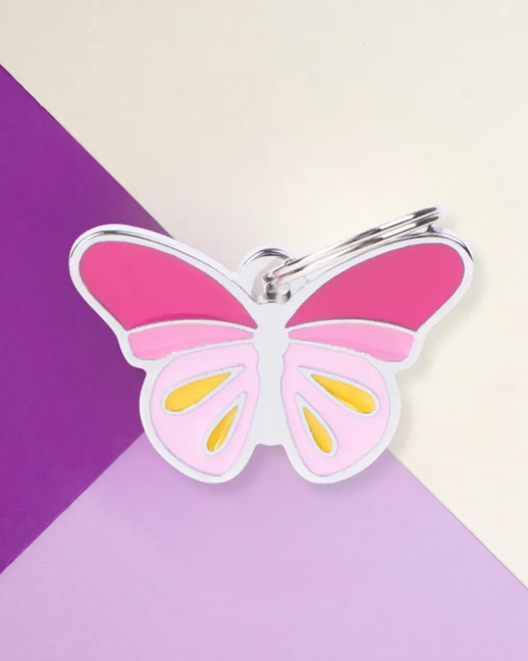 Butterfly Custom Pet ID Tag