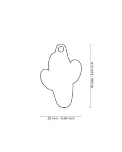 Cactus Dog Custom Pet ID Tag