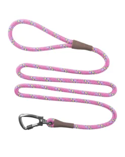 Carabiner Leash in Raspberry Confetti (Made in the USA)