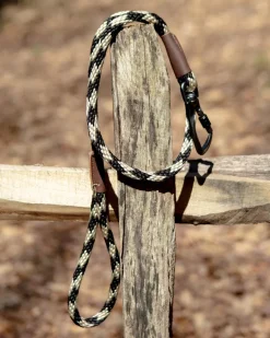 Carabiner Leash in Sandstone & Black (Made in the USA)