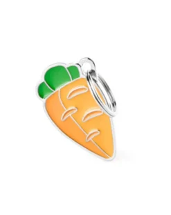 Carrot Dog Custom Pet ID Tag