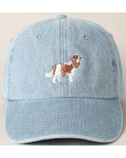 Cavalier Embroidered Denim Hat