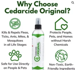Cedarcide Original Natural Bug & Tick Spray
