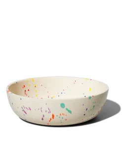Ceramic Pet Bowl in Confetti (Made in the USA)