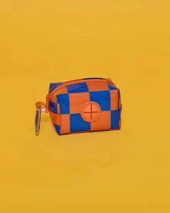 Checkered Vinyl Poo Pouch Holder (Made in the USA)