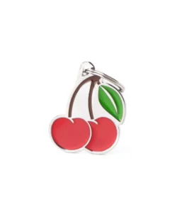 Cherries Dog Custom Pet ID Tag