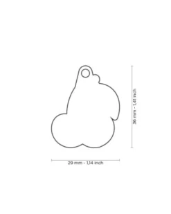 Cherries Dog Custom Pet ID Tag