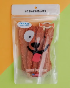 Chicken Breast Strips Crunchy Dog Treats (Made in the USA)