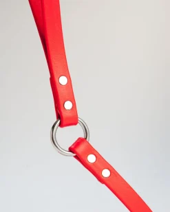 City Leash in Real Red (Made in the USA)