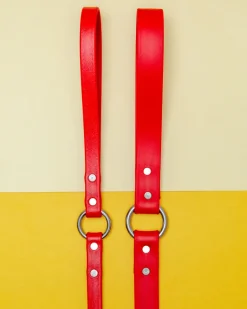 City Leash in Real Red (Made in the USA)