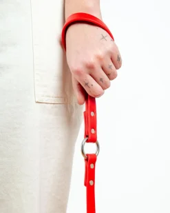 City Leash in Real Red (Made in the USA)