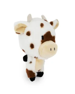 ClaraMoo Cow Squeaky Ball Plush Dog Toy