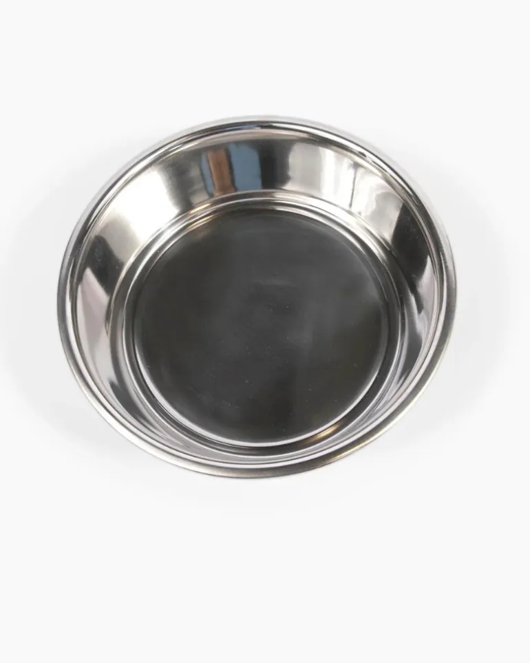 Clear Lucite Double Bowl Pet Feeder (Made in the USA) (Direct-Ship)