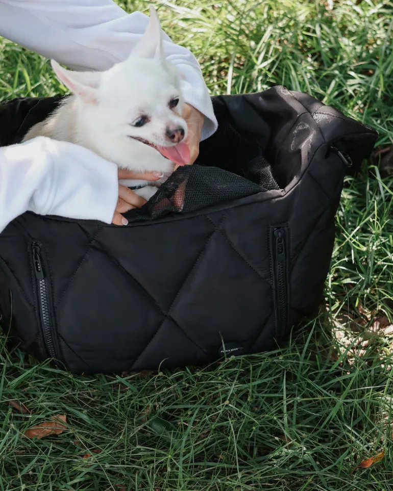 Cloud Crossbody Pet Carrier in Beige or Black