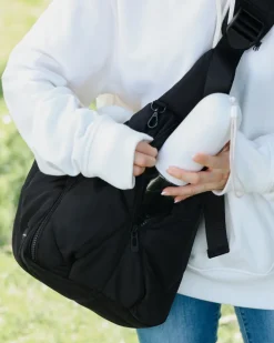 Cloud Crossbody Pet Carrier in Beige or Black
